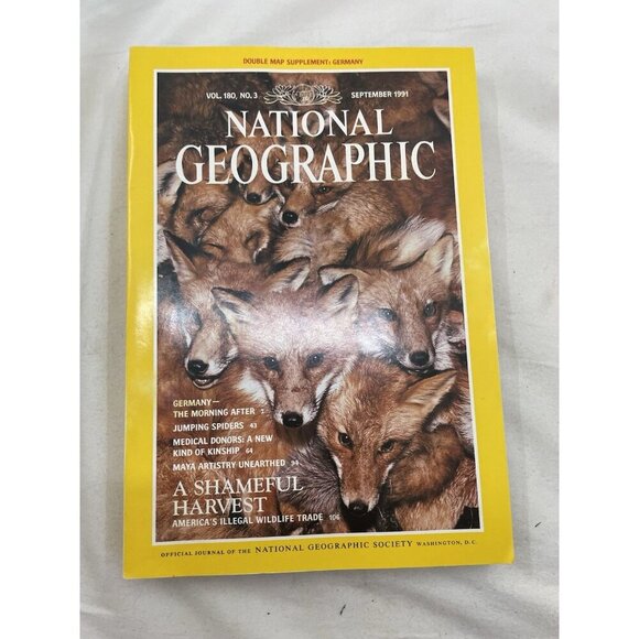Vintage Nat Geo Lot Jul–Dec 1991 w/ Slipcover | History, Science - Picture 16 of 16